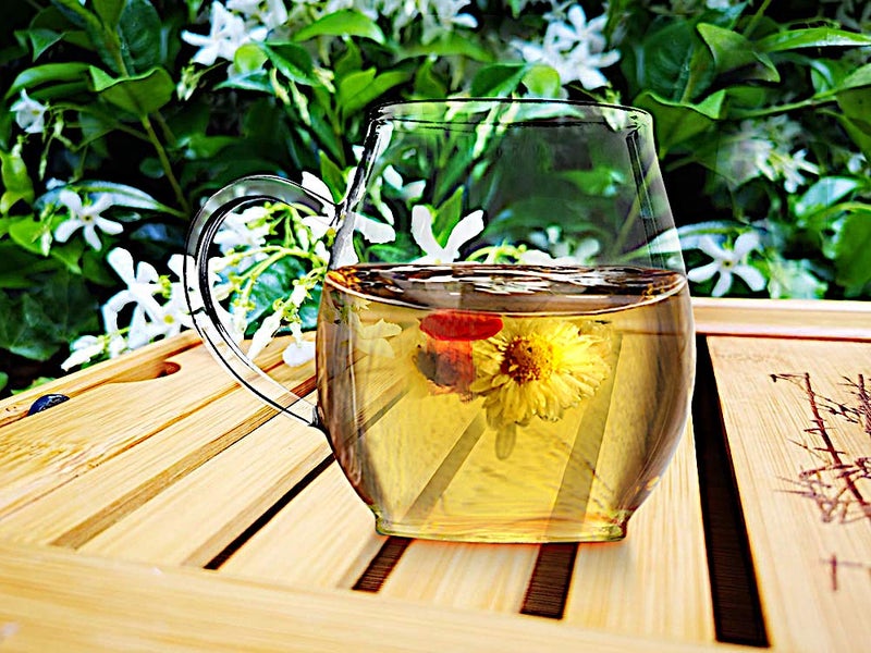 Sun's Tea Ultra Clear Glass Tea Mug | Coffee Mug 16 oz (470 ml) | Borosilicate - Glasses w Big Handle | Simple and Elegant | Microwave Safe | Pure Glass - Image 5